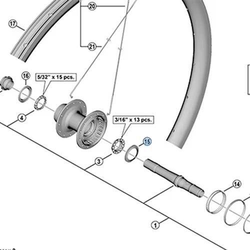 Guarda Po Para Cubo Deore Xt Fh-m8110