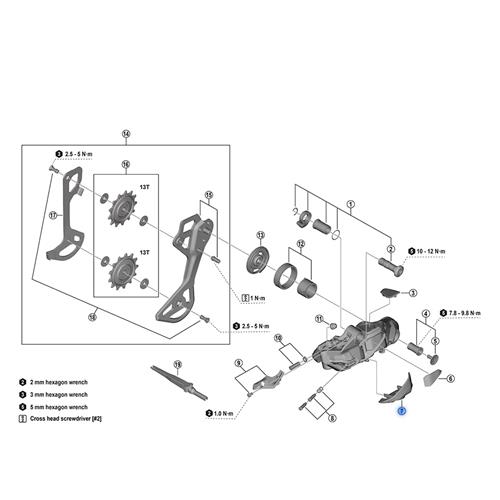 Protetor Para Haste Cambio Traseiro Rd-m9250