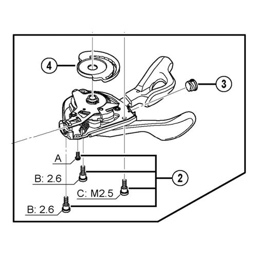 Mecanismo Alavanca Sl-m780 Esq
