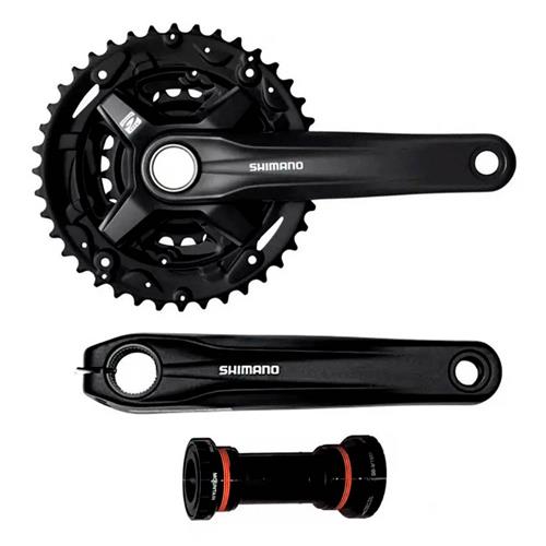 Pédalier SHIMANO FC-MT210-3 9 Vitesses – 40/30/22T, 175 Mm, Neuf